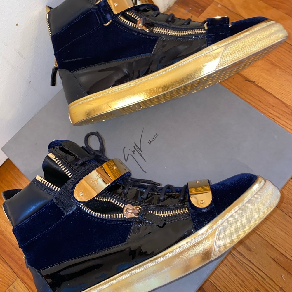100% Authentic Giuseppe Zanotti Men Sneakers - Picture 4 of 8
